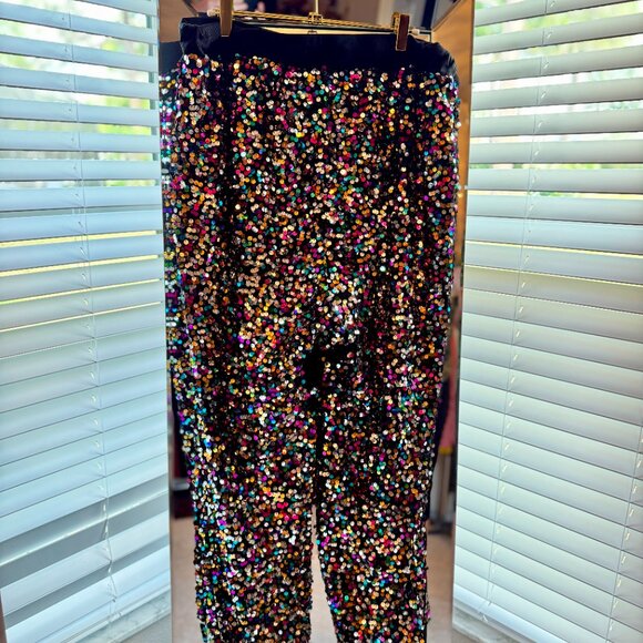 Sequin joggers - Picture 2 of 5